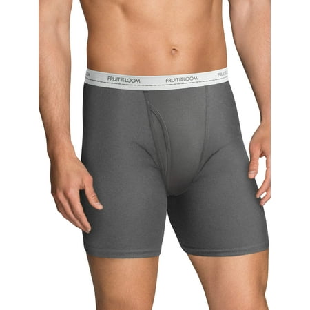 Men's Assorted Active Cotton Blend Boxer Briefs, 8 Pack