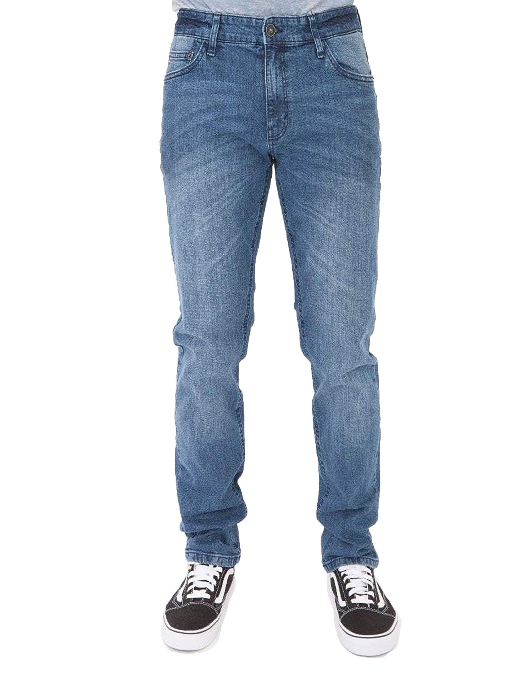 RING OF FIRE Men's 5 Pockets Slim Denim Stretch Jeans - image 1 of 2
