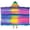 Colorful Tie Dye Pattern, variant on Colorful Tie Dye Pattern Kids Hooded Bath Towel, Bath Towel Wrap with Hood & Snap Buttons, Quick Dry Gifts for Kids Toddlers Teens,60"x35"