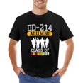 thumbnail image 7 of DD214 Alumni Suave Men's Cotton Short Sleeve HD Print Tee for Casual T-Shirt Crew Neck Top Black S, 7 of 7
