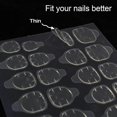 thumbnail image 2 of KATEA 240 Pcs Thin Breathable Adhesive Tabs Fake Nail Glue Sticker 10 Sheets Super Sticky Double Sided Tips (Germany Jelly Gel) Flexible for Acrylic F, 2 of 4