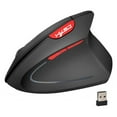 thumbnail image 1 of axGear Sans Fil Vertical Ergonomique Optique Mouse 2.4G avec 3 DPI Réglables, 1 of 5