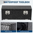 thumbnail image 4 of Bingirl 1001|Heavy-Duty Aluminum Diamond Plate Tool Box for Pickup Trucks - 48-18-18 Inch, Waterproof, Lock & Keys Included, Perfect for Trailer Storage, 4 of 5