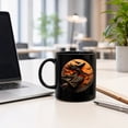 thumbnail image 4 of Halloween Mug,Halloween Desk Decor,Halloween Witch Ceramic Mug, Reusable Festive Coffee Tea Cup for Home Office Desk Decor Holiday Gifting(D 12oz), 4 of 7