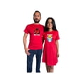 thumbnail image 2 of Duo Parejas Devil Y Angel Playera y Vestido 14 De Febrero San Valentin Color Rojo Talla Mediana Marca Emil SaEs, 2 of 4