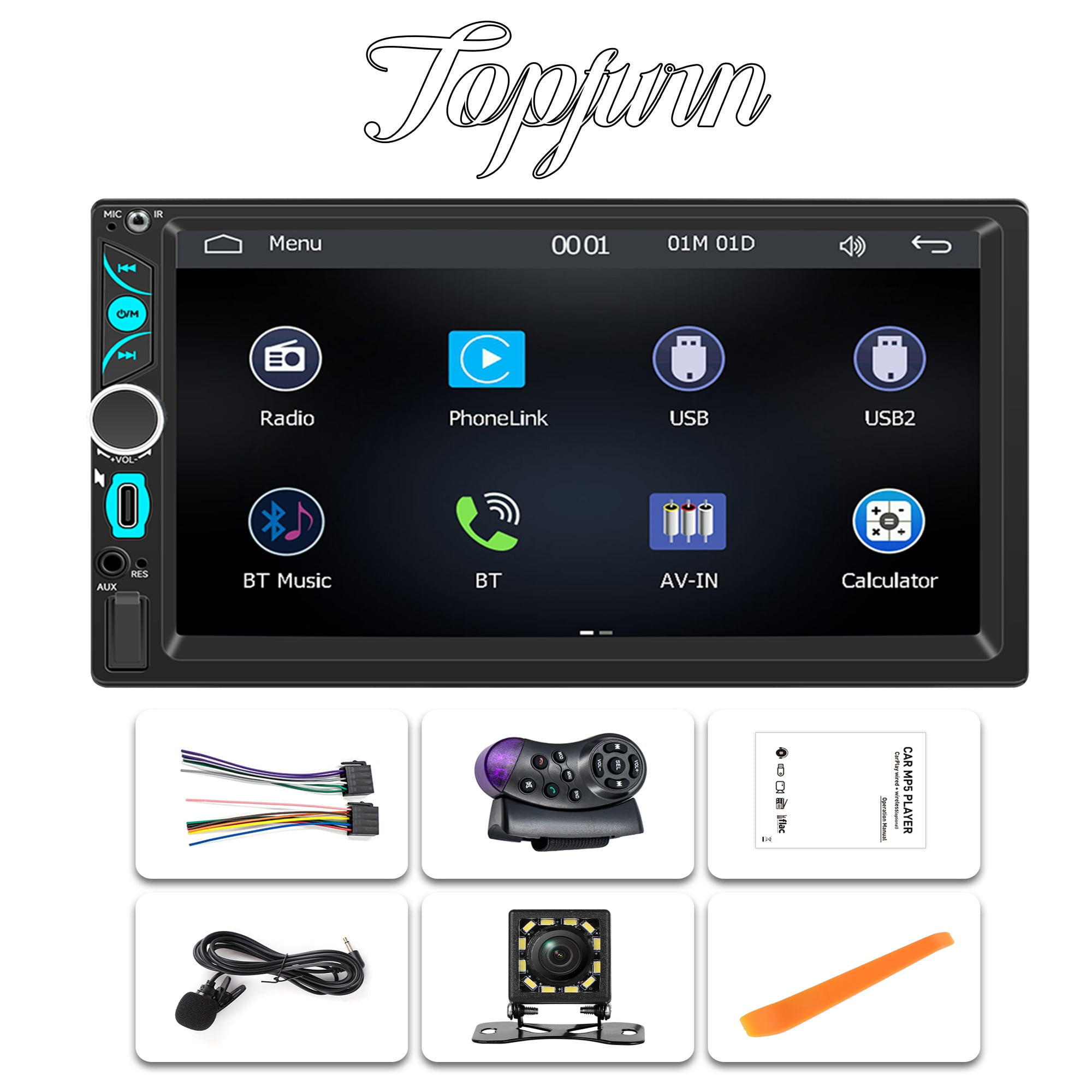 Boss Audio BV9362BI Double Din, Touchscreen, Bluetooth, DVD/CD/MP3