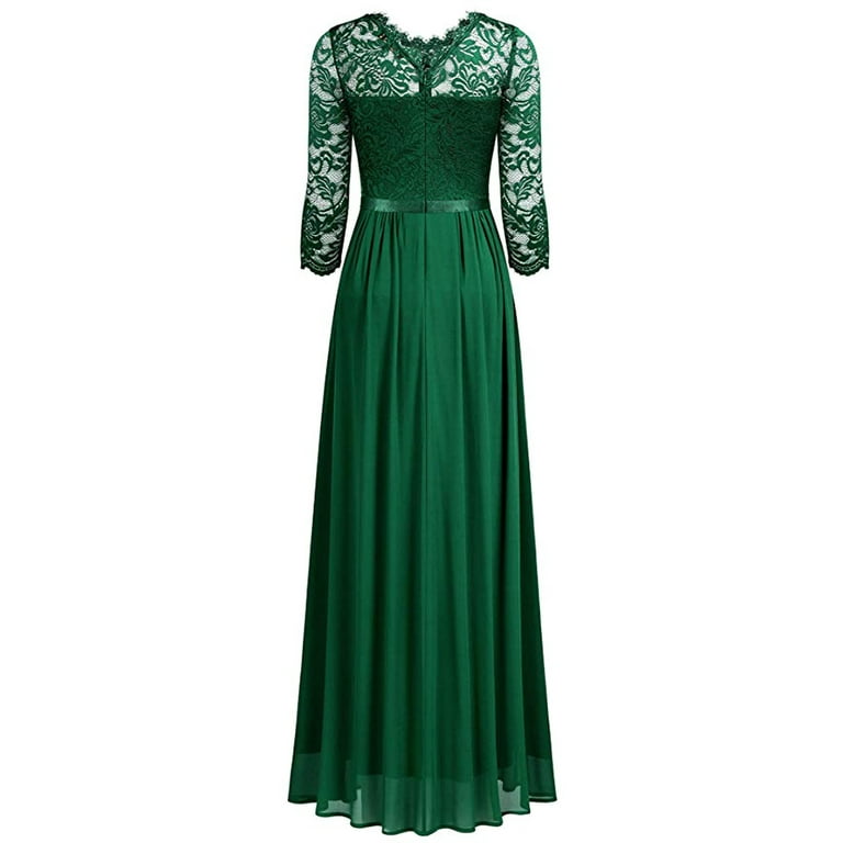 Off Shoulder Emerald Green Long A-line Chiffon Lace Bridesmaid Dresses Off Shoulder Emerald Green Long A-line Chiffon Lace Bridesmaid Dresses