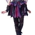 thumbnail image 6 of Halloween Vampire Bat Costume with Wings for Girls, Kids Gothic Darkness Fancy Dress Outfit 8-10, 6 of 7