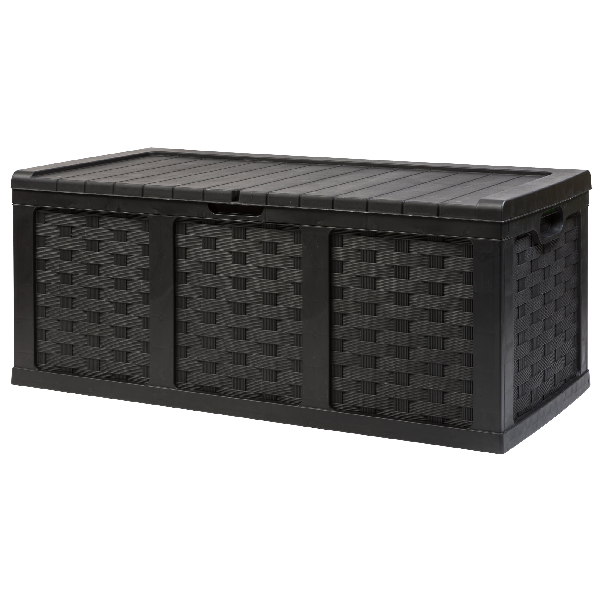 153 Gallon Plastic Deck Box, Black by Starplast