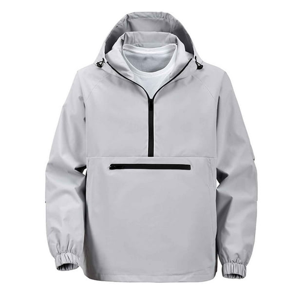 Sudadera con capucha para hombre, lisa, con cremallera, cuello redondo, manga larga, sudadera con capucha, camiseta, blusa, blusa de poliéster para hombre