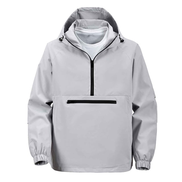 Sudadera con capucha para hombre, lisa, con cremallera, cuello redondo, manga larga, sudadera con capucha, camiseta, blusa, blusa de poliéster para hombre