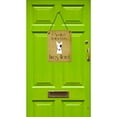 thumbnail image 2 of Caroline's Treasures BB1457DS1216 Bull Terrier Spoiled Dog Lives Here Wall or Door Hanging Prints, 12x16, multicolor, 2 of 2