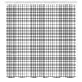 thumbnail image 2 of Ambesonne Plaid Shower Curtain, Abstract Monochrome Ornament, 69"Wx84"L, Charcoal Grey White, 2 of 4