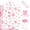 Pink Bow, variant on Pink Tissue Paper for Packaging, Bow Balloon Gift Wrap Tissue Paper for Gift Bags, Boxes & Crafts, Pretty Packing Supplies for Birthday, Wedding, Anniversary, Holiday, 60 Sheets 20x14in