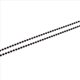 thumbnail image 4 of 2X Collar Cadena con Cuentas de Metal Colgante de de Madera - Negro, 4 of 4