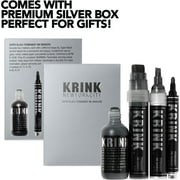 Krink Super Black Permanent Ink Markers - Set of 4