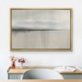 thumbnail image 2 of PixonSign Framed Canvas Print Wall Art Pastel Watercolor Dark Gray Landscape Abstract Shapes Illustrations Modern Art Decorative Minimal Relax/Calm for Living Room, Bedroom, Office - 16"x24" Natural, 2 of 5