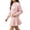 Pink, variant on Lovzfmll Girl's Knit Set, Long Sleeve Top & A-Line Skirt, Casual Wear for Toddler, 2-3 Years