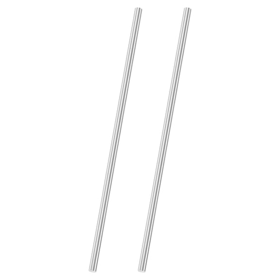 Uxcell 2-Pack 304 Stainless Steel Solid Round Rod, 8x300mm Metal Solid Shaft Rods for DIY Craft[0.31x11.81IN]
