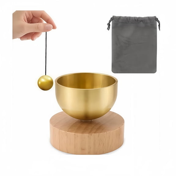 Armastuse Mini Singing Bowls Set for Meditation – Portable Sound Bowl Handcrafted for Yoga, Relaxation & Mindfulness, Unique Spiritual Gift for Women and Men