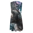 thumbnail image 5 of Vestido suelto con estampado de cuello redondo sin mangas informal de verano con estilo para mujer OAVQHLG3B Store lin121212, 5 of 5