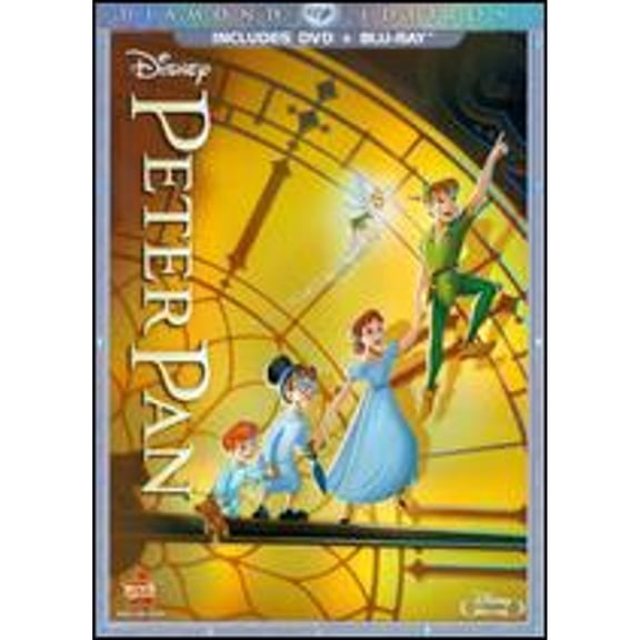 Pre-Owned Peter Pan [Diamond Edition] [2 Discs] [DVD/Blu-ray] (DVD 0786936828948) directed by Clyde Geronimi, Hamilton Luske, Wilfred Jackson