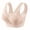 Beige, variant on Soft Comfortable Bras for Older Women Mesh Breathable No Underwire Full Coverage Bralettes Fashion Jacquard Hollow out Vest-Style Push up Bras Solid Color Basic Bra Green M