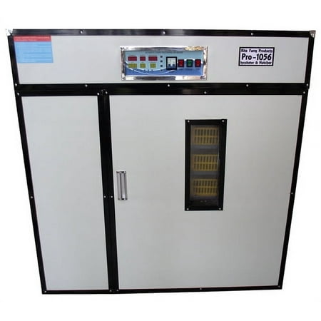 RITE FARM PRODUCTS PRO-1056 CABINET INCUBATOR & HATCHER 528 CHICKEN EGG CAPACITY