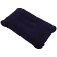 thumbnail image 3 of 2X Almohada Inflable del Aire Plegable Portátil Al Aire Libre Cojín de Doble Cara Azul oscuro, 3 of 8
