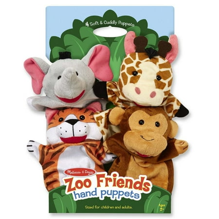 Melissa & Doug Zoo Friends Hand Puppets (Best Hand Puppets For Toddlers)
