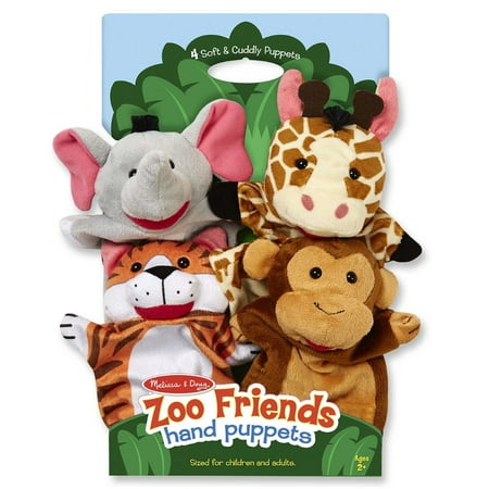 Melissa & Doug Zoo Friends Hand Puppets (Best Hand Shadow Puppets)