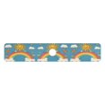 thumbnail image 7 of Yayeee Faucet Mat for Kitchen Sink 30" Diatomite Long Splash Guard Pad, Rainbow with Stars, 7 of 7