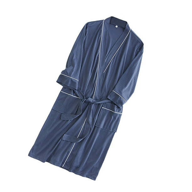 stanreset Kimono Cotton Robe Adjustable Skin Friendly Breathable