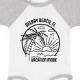 thumbnail image 4 of Inktastic Summer Vacation Mode Delray Beach Florida Boys or Girls Baby Bodysuit, 4 of 5