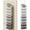 White, variant on Hanging Towel Racks for Bathroom - 9 Tier Over the Door & Wall Mounted Bath Rolled Towel Storage Organizer Holder for Small Bathroom, RV, Camper (Pink, 6-Tier)