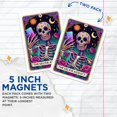 (2 Pack) Selfie Addict Skeleton Magnets - Funny Tarot Card Art ...