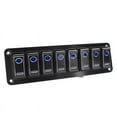 thumbnail image 1 of Rocker Switch Panel For Marine Car Boat Caravan Camper RV Accessories IP65 Waterproof Double Light Metal Switch ,RV Tool, 1 of 7