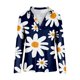 thumbnail image 5 of Camiseta holgada estampada a la moda para mujer, blusa de manga larga, Tops informales con solapa Pompotops  FGAJ21478, 5 of 5