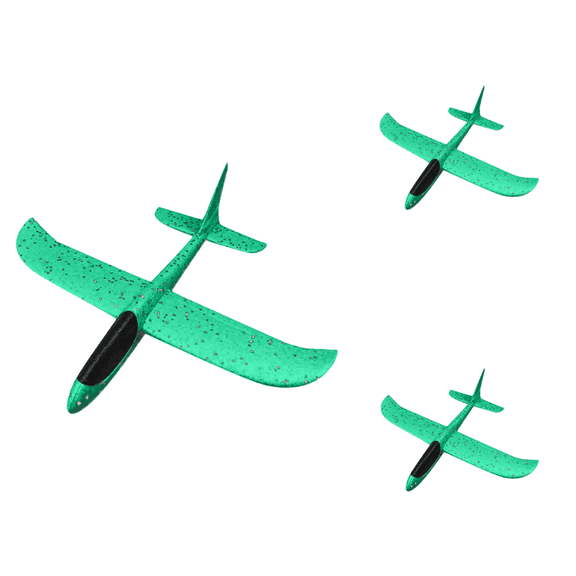 3 pack Glider Plane Toys,Large Throwing Foam Airplane,Flight Mode Flying Toy,Outdoor Sport Toy Gifts