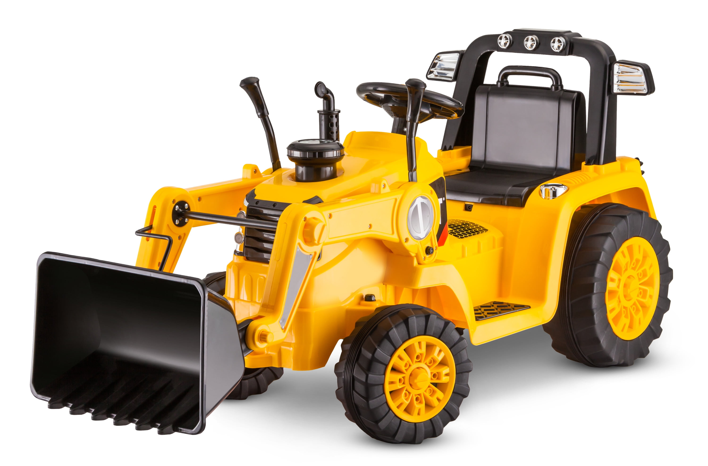 CAT Tractor Bull Dozer, Digger, RideOn Toy by Kid Trax, yellow