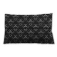 thumbnail image 1 of Ahgly Company Patterned Indoor Rectangular Ash Gray Lumbar Throw Pillow, 13 inch by 19 inch, 1 of 5