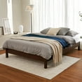 thumbnail image 6 of LIFEMENT Twin Signature Wood Platform Bed Frame Walnut, Noise-Free, Under Bed Storage, No Box Spring Needed, Easy Assembly, 6 of 9