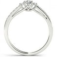 thumbnail image 3 of 1/3 Carat T.W. Diamond Three-Stone 10kt White Gold Engagement Ring, 3 of 5