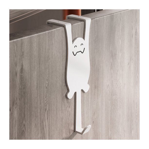 Gancho para puerta sin necesidad de taladrar. Gancho impermeable fácil de colgar para baño, cocina, dormitorio y balcón.