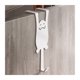 thumbnail image 1 of Gancho para puerta sin necesidad de taladrar. Gancho impermeable fácil de colgar para baño, cocina, dormitorio y balcón., 1 of 8