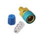 thumbnail image 2 of Conector De Aire Acondicionado Estable Para Automóvil Kit De Conector De Aire Acondicionado Automático Firme Adaptador De Conector De Aluminio Adaptador De Manguera De Acoplador Simple Exquisito Para Methold VI004094-00, 2 of 7
