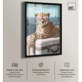 thumbnail image 2 of Cheetah Luggage NYC Shadowbox Print Glam Wall Decor by Art Remedy, Black Frame, 10 x 15, 2 of 7