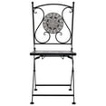 thumbnail image 3 of Charmma Mosaic Bistro Chairs 2 pcs Gray, 3 of 11