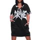 thumbnail image 1 of Grave-vestido de noche clásico para mujer Camiseta holgada con bolsillos ropa de graduación, 1 of 6