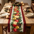 thumbnail image 4 of Antqov Christmas Table Runner, 13x72" Winter Xmas Holiday Table Runners Washable Seasonally Christmas Tablecloth for Home Kitchen Dining Party Decor, 4 of 6
